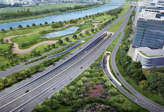 남양주 왕숙 국도 47호선 지하화 조감도 [LH 제공. 재판매 및 DB 금지]