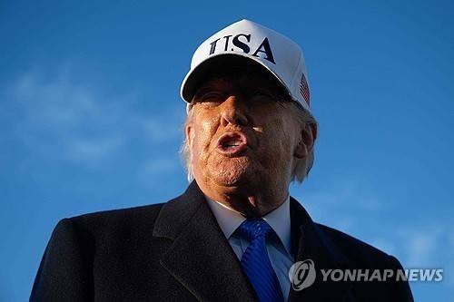 도널드 트럼프 미국 대통령 [AFP=연합뉴스. 재판매 및 DB금지]