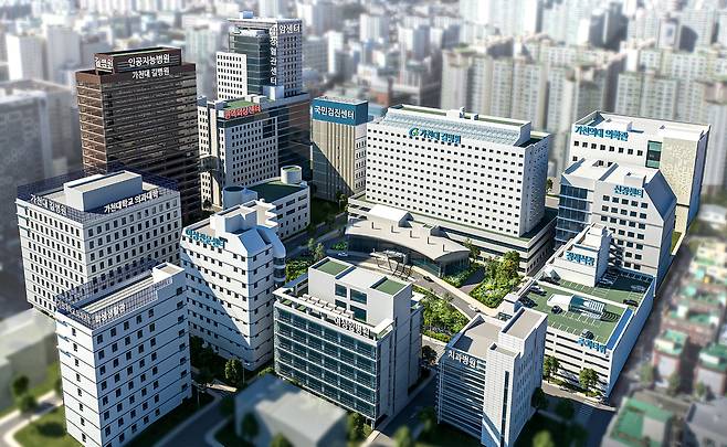 가천대 길병원 조감도.