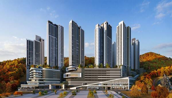 경기 광주역 롯데캐슬 시그니처 1단지 투시도[출처= 롯데건설]