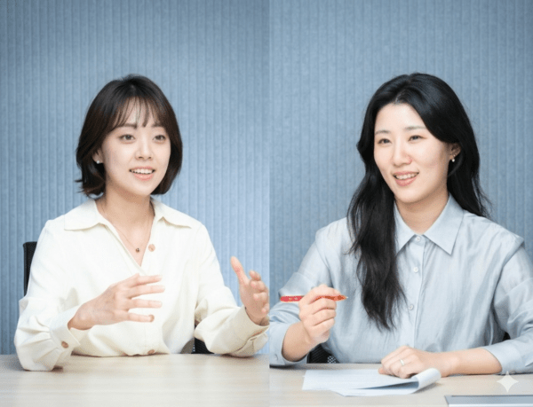 면역사업부 강혜지 차장 의학부 강유진 과장(사진 왼쪽부터)