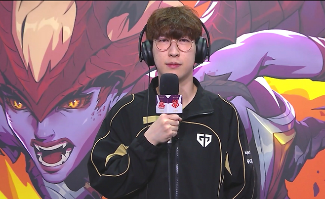 젠지e스포츠 '듀로' 주민규(사진캡처=FST 에셋데이 방송)