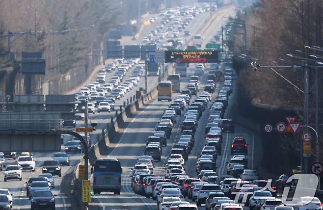 경부고속도로 모습.(자료사진) ⓒ 뉴스1 오대일 기자