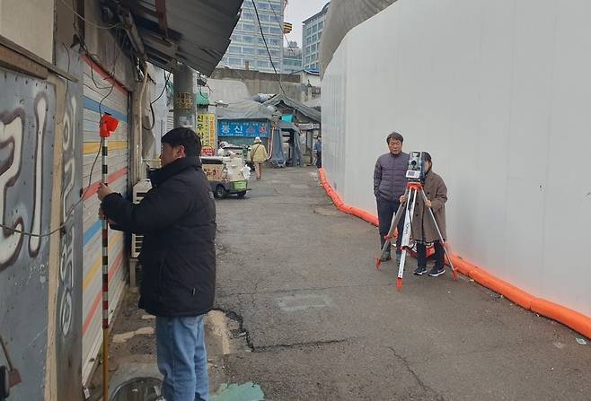 세운5구역, 건물 기울기 등 모니터링