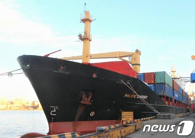 장금상선의 퍼시픽 캐리어(인천항만공사 제공)2022.6.1 ⓒ 뉴스1 박아론 기자