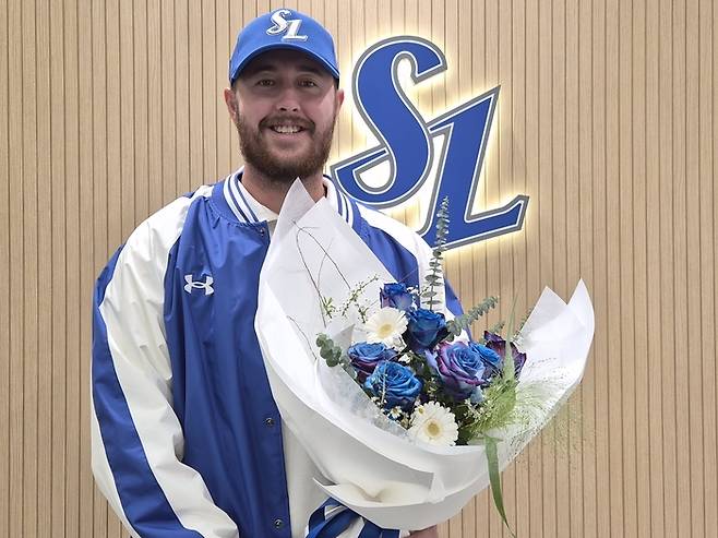 부상으로 시즌 아웃된 삼성 외국인 투수 맷 매닝의 대체 선수 잭 오러클린. 사진 | 삼성 라이온즈