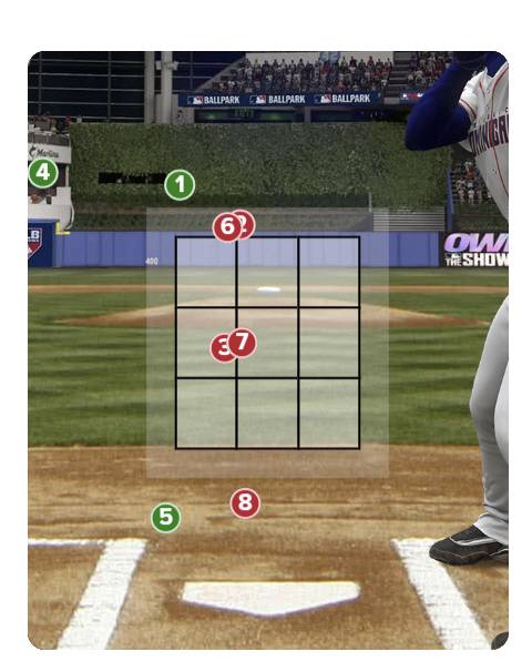 9회말 2사 메이슨 밀러와 헤랄도 페르모도 승부 투구 분석. MLB게임데이 캡쳐
