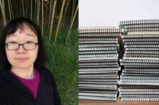 이민영씨는 다이어트를 시작한 이후 3년간 50권에 이르는 일기를 썼다. /사진=이민영씨 제공