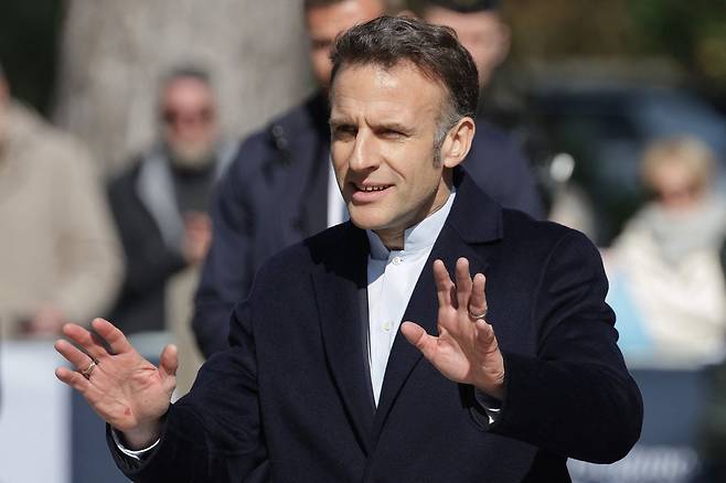 에마뉘엘 마크롱 프랑스 대통령. AFP=연합뉴스