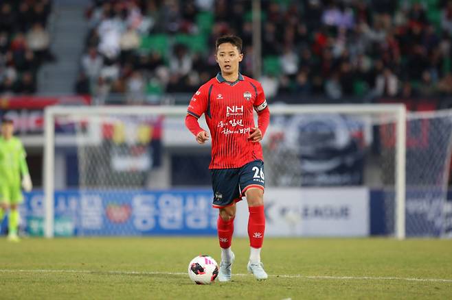 김천 이정택. 한국프로축구연맹 제공