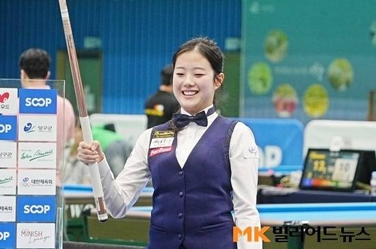 2024년 전국대회 첫 우승을 차지했던 허채원은 2025년에는 전국당구대회에서 두 번 정상에 올랐다. 특히 연말에는 김하은을 제치고 1위로 올라섰다. (사진=MK빌리어드뉴스 DB)