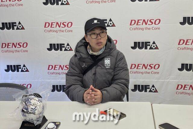 한국여자대학 선발팀 고문희 감독./나고야(일본)=심재희 기자