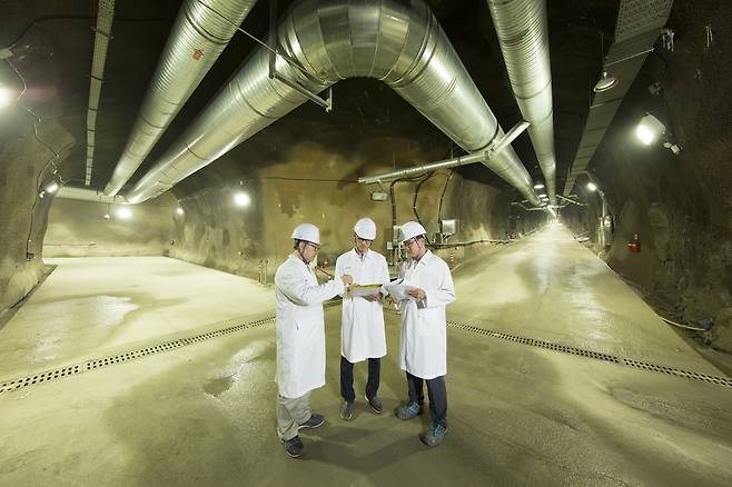 한국원자력연구원이 운용중인 지하처분연구시설 [한국원자력연구원 제공]