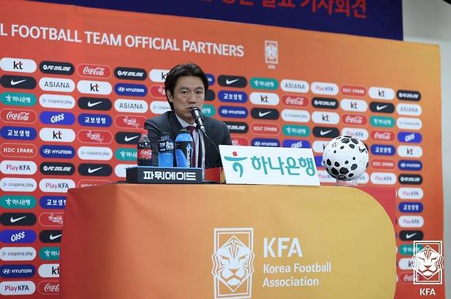 [서울=뉴시스] 한국 남자 축구 대표팀의 홍명보 감독. (사진=대한축구협회 제공) 2026.03.16. photo@newsis.com *재판매 및 DB 금지