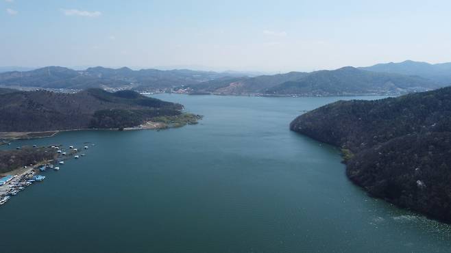 용인시 처인구 이동읍의 이동저수지 일대. 용인시 제공