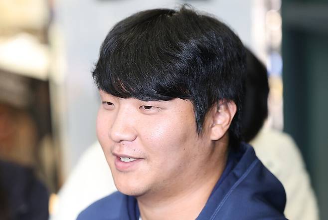 ▲ 1라운드 11타점으로 WBC 대회 신기록을 세운 문보경. 덕분에 외신으로부터 '슈퍼 문'이라는 별명을 얻었다 ⓒ연합뉴스