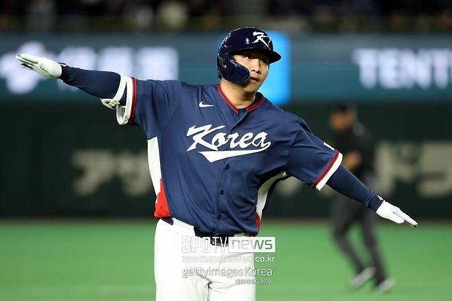 ▲ 문보경이 C조 조별리그에서만 무려 11타점을 쓸어담으며, 김태균과 어깨를 나란히 했다.