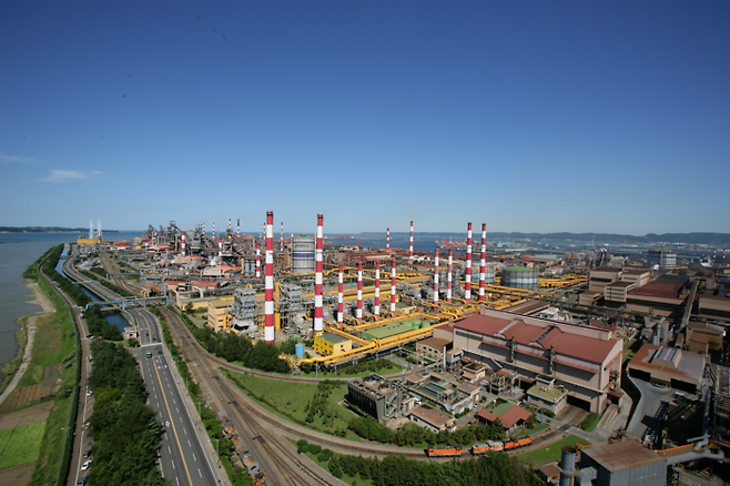 포스코 포항제철소 전경. <포스코 제공>