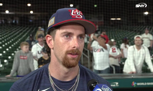 미국 선발 놀란 맥린(사진=SNY 방송 화면)