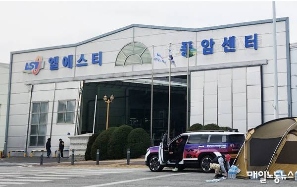 ▲ 전국연대통합건설산업노조 화물운송분과 현대기아자동차 부품운송지부