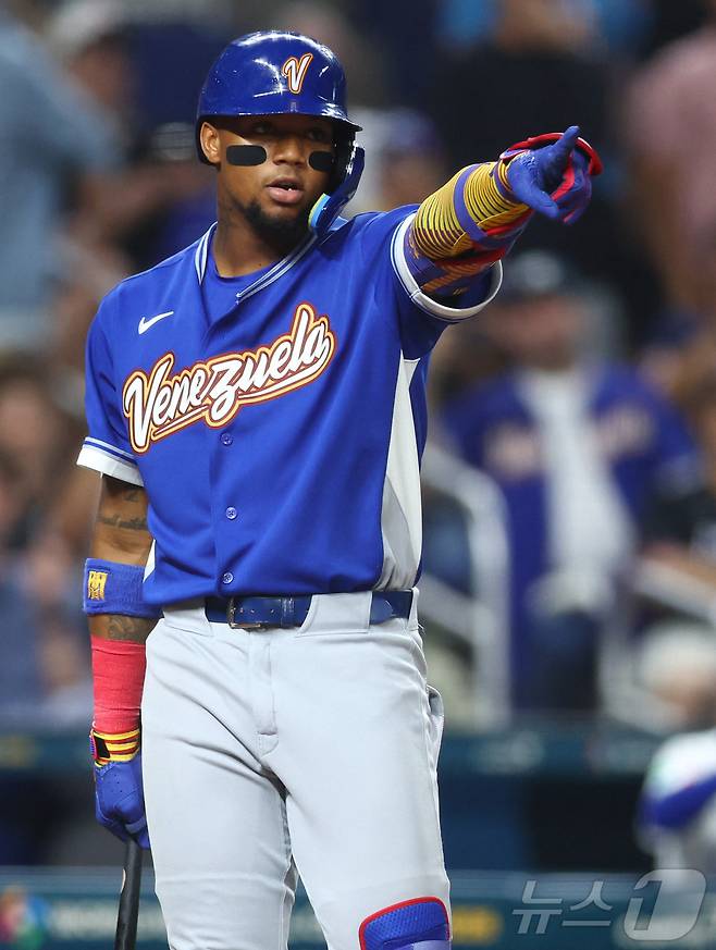 베네수엘라의 로날드 아쿠냐 주니어. ⓒ AFP=뉴스1