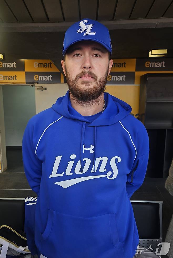 삼성 라이온즈 잭 오러클린. ⓒ News1 권혁준 기자