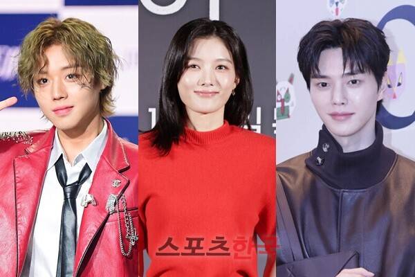 배우 박지훈, 김유정, 송강(왼쪽부터) ⓒ이혜영 기자 lhy@hankooki.com