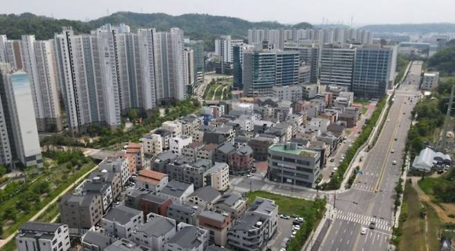 향동지구의 전경. 민경선 예비후보 제공