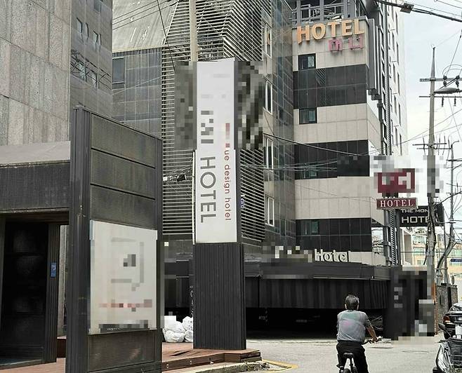 서울 송파구 방이동의 숙박업소 밀집 지역. /서일원 기자