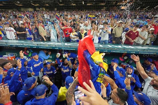 베네수엘라 야구대표팀. ⓒ AP=뉴시스