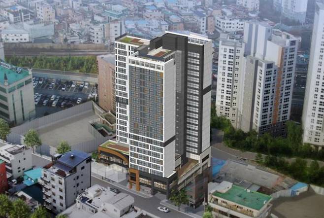 서울 동대문에 위치한 '에드가 휘경' 전경. 에드가 휘경 홈페이지