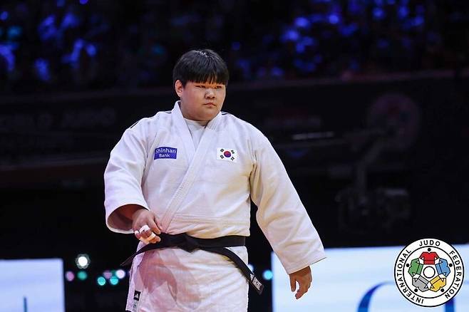 지난해 세계선수권 당시 이현지의 경기 모습. 국제유도연맹 제공
