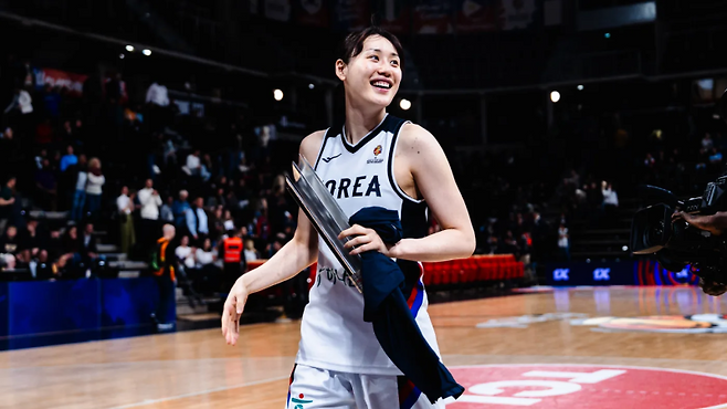 여자농구 대표팀 강이슬. 사진=FIBA