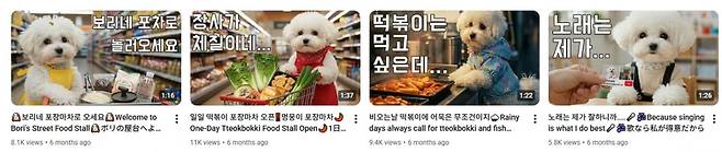 유튜브 크리에이터 '보리와냥이'. 사진=유튜브 캡처