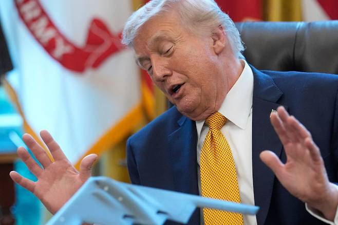 도널드 트럼프 미국 대통령. 뉴시스