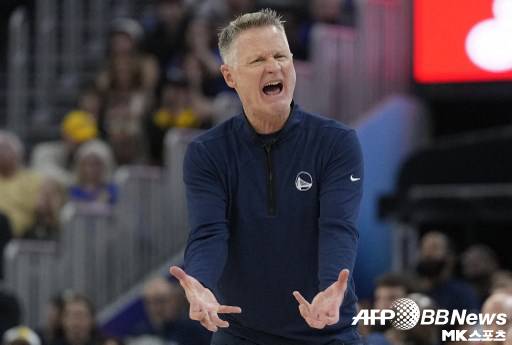 스티브 커 골든 스테이트 감독. 사진=ⓒAFPBBNews = News1