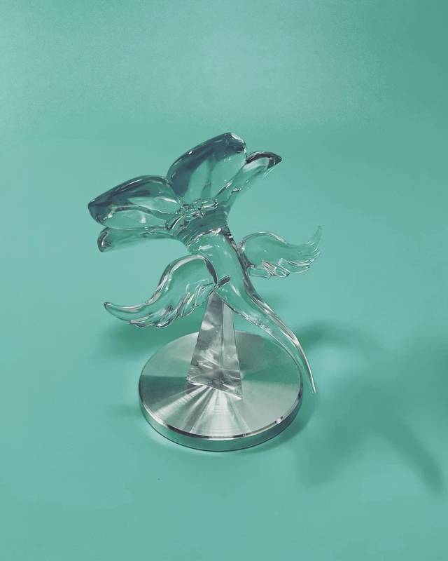 김보라, 안녕! 나의 꿈!, 21x21x13cm, 투명레진, 2023. 갤러리 아트릭스 제공