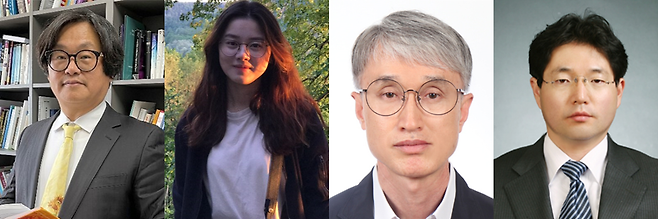 DGIST 윤진효 책임연구원(왼쪽부터), 조효비 선임전임연구원, 안흥주 교수, 상지대 박경배 교수.[DGIST 제공]