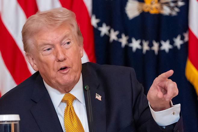 도널드 트럼프 대통령. [AP]