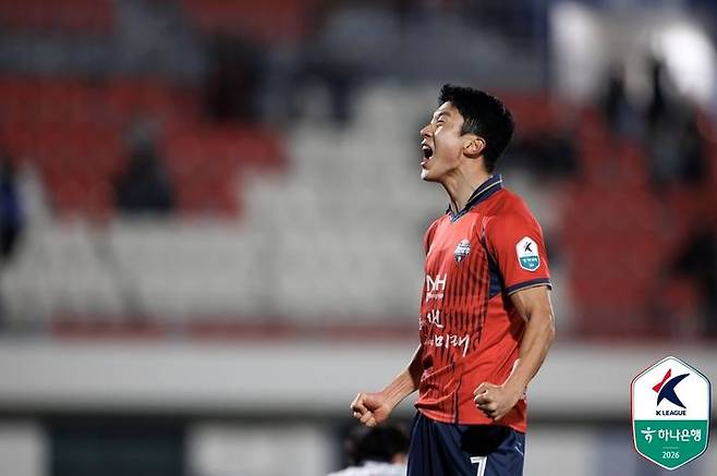 [서울=뉴시스]K리그1 김천 고재현. (사진=한국프로축구연맹 제공)