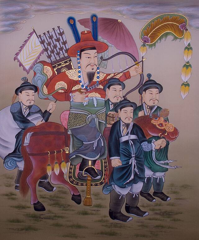 금성대군 무신도. 은평구