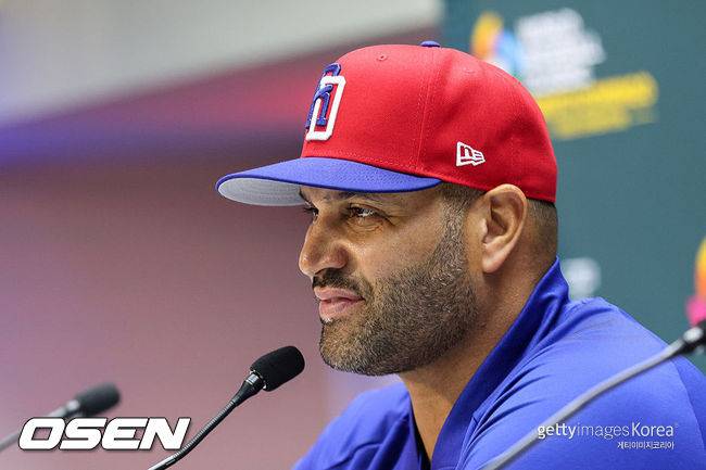 [사진] 도미니카공화국 알버트 푸홀스 감독 ⓒGettyimages(무단전재 및 재배포 금지)