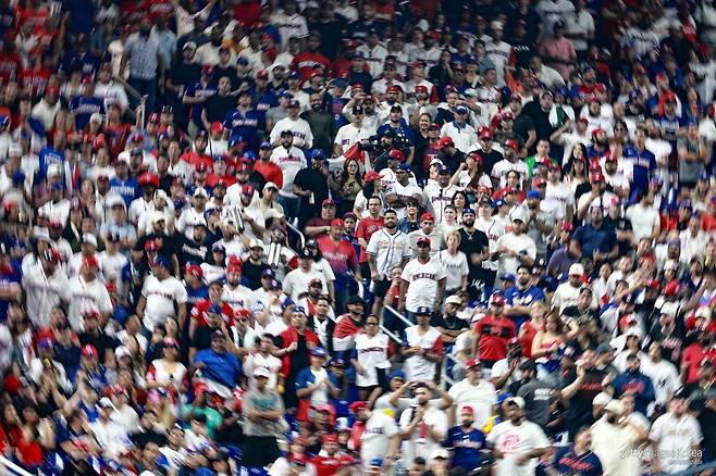 제6회 월드베이스볼클래식(WBC) 관중석 모습. 사진=게티이미지코리아