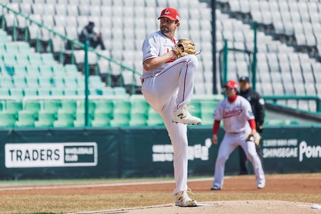 SSG 랜더스 외국인 투수 앤서니 베니지아노. /사진=SSG 랜더스 제공