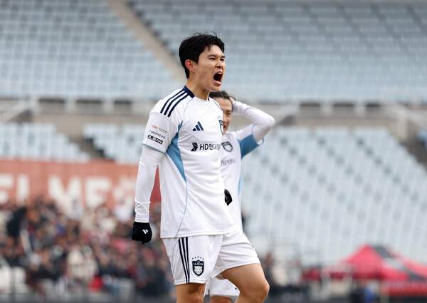 '결승골' 이동경(울산HD), '하나은행 K리그1 2026' 3라운드 MVP 선정.(사진제공=한국프로축구연맹)