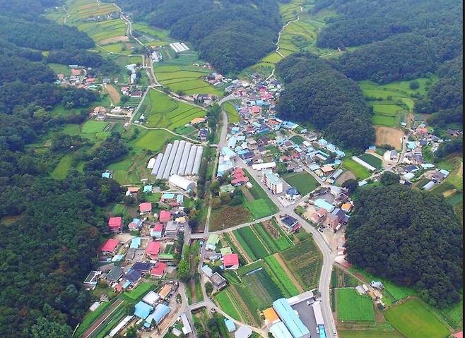 진천군 재해예방 사업지(온수골지구) [진천군 제공, 재판매 및 DB금지]