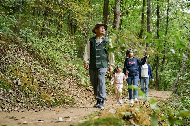 ▲ 숲이 건네는 위로 K-산림치유 인기(숲산책 프로그램)