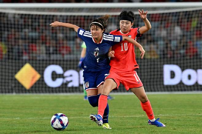 한국과 일본의 경기 모습. 사진=AFPBB NEWS