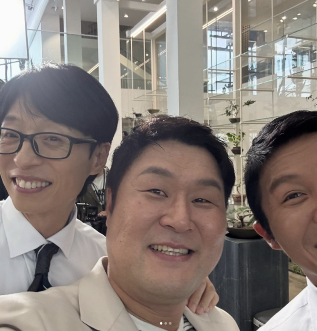 유재석-윤경호-조세호. 사진 | 윤경호 인스타그램