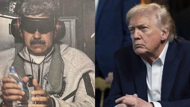 베네수엘라 마두로 전 대통령과 미국 트럼프 대통령 사진 | 백악관